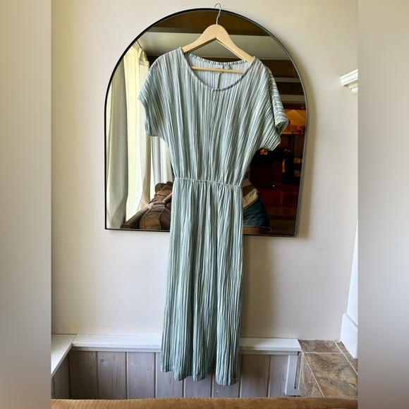 ICHI| striped jersey dress | size xs - Picture 8 of 11